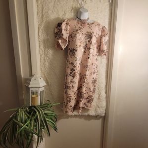 Women Rose left pattern Dress